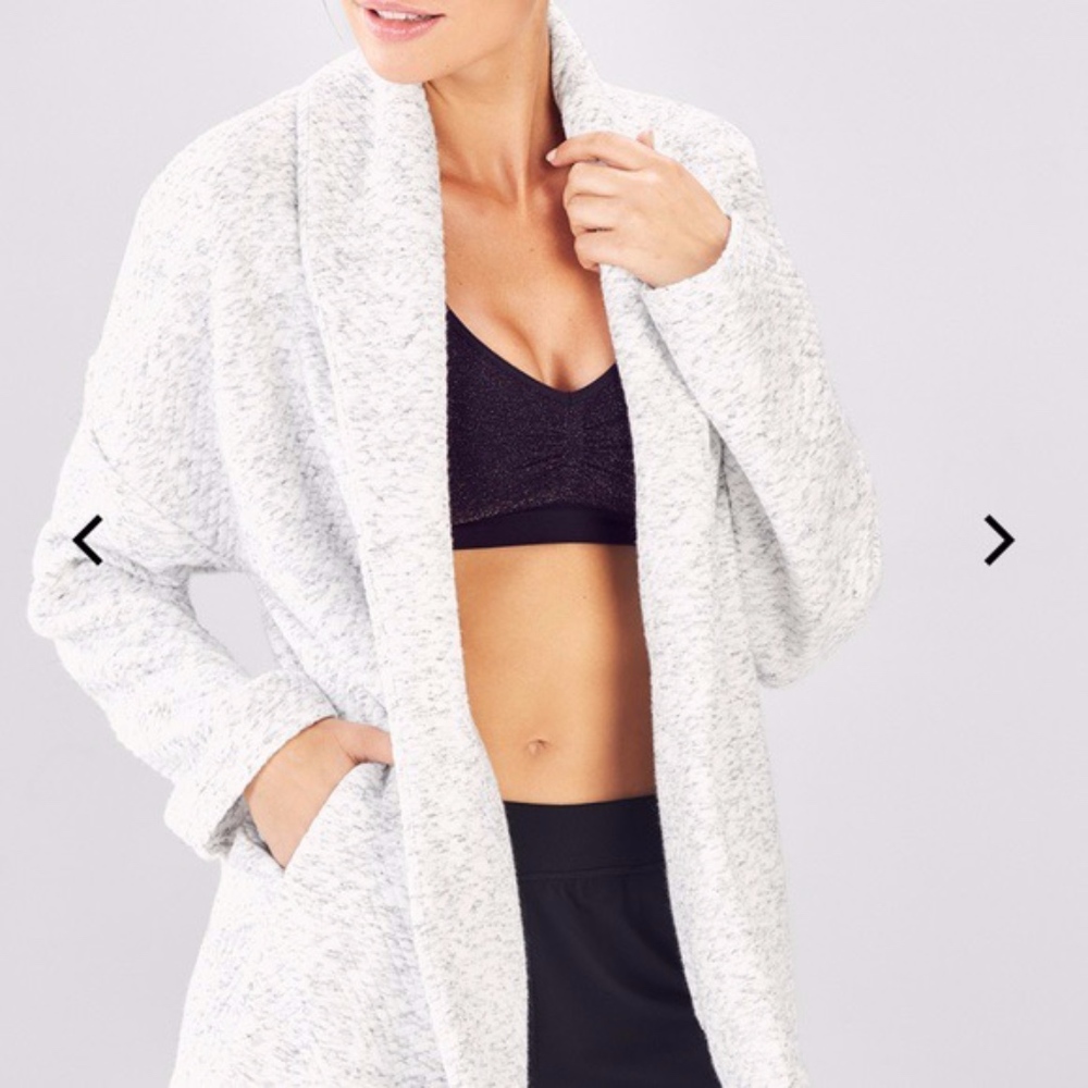 NWT Fabletics Vanessa Quilted Cardigan Size LG